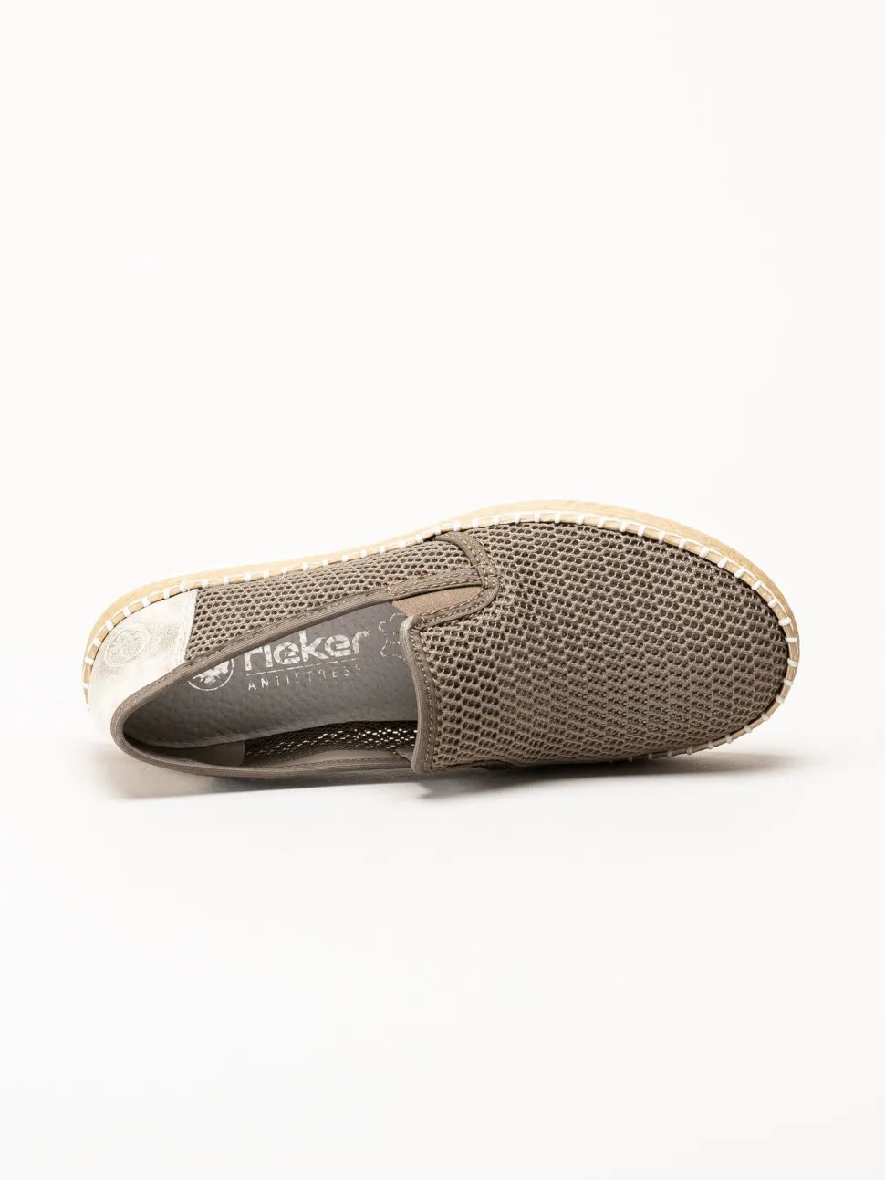 Rieker - Grå slip on skor