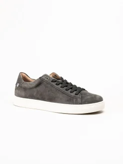Rieker - Grå sneakers i mocka