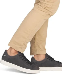 Rieker - Grå sneakers i mocka