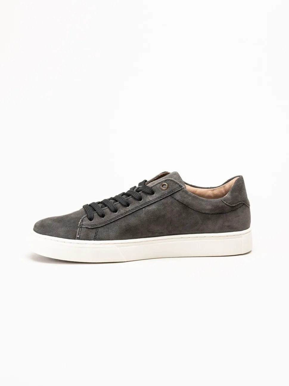 Rieker - Grå sneakers i mocka