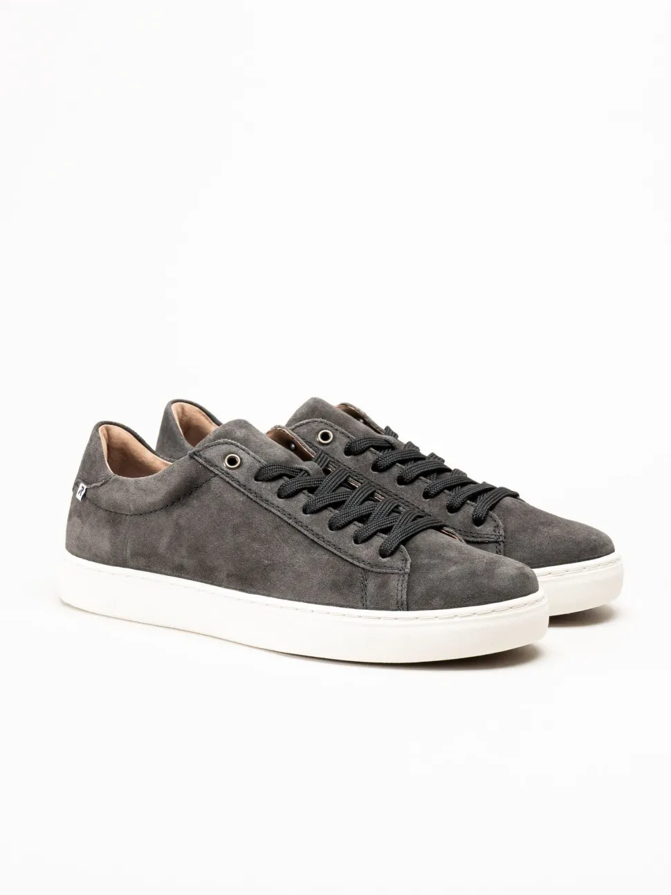 Rieker - Grå sneakers i mocka