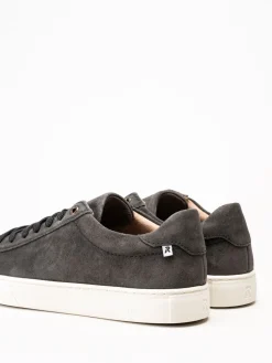 Rieker - Grå sneakers i mocka