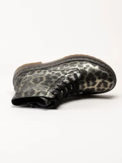 Rieker - Leopardmönstrade fodrade kängor