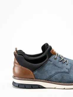 Rieker - Ljusblå slip on sneakers