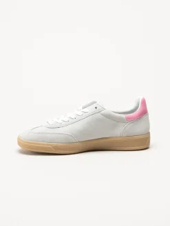 Rieker - Ljusgrön sneakers i mocka