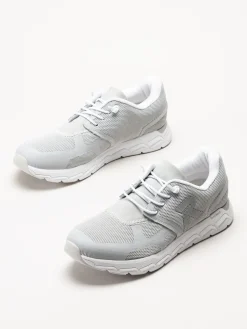 Rieker - Ljusgrå sneakers i mesh