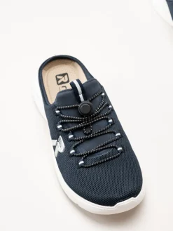 Rieker - Marinblå slip in sneakers