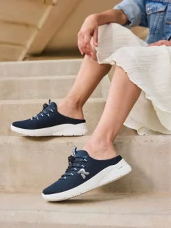 Rieker - Marinblå slip in sneakers