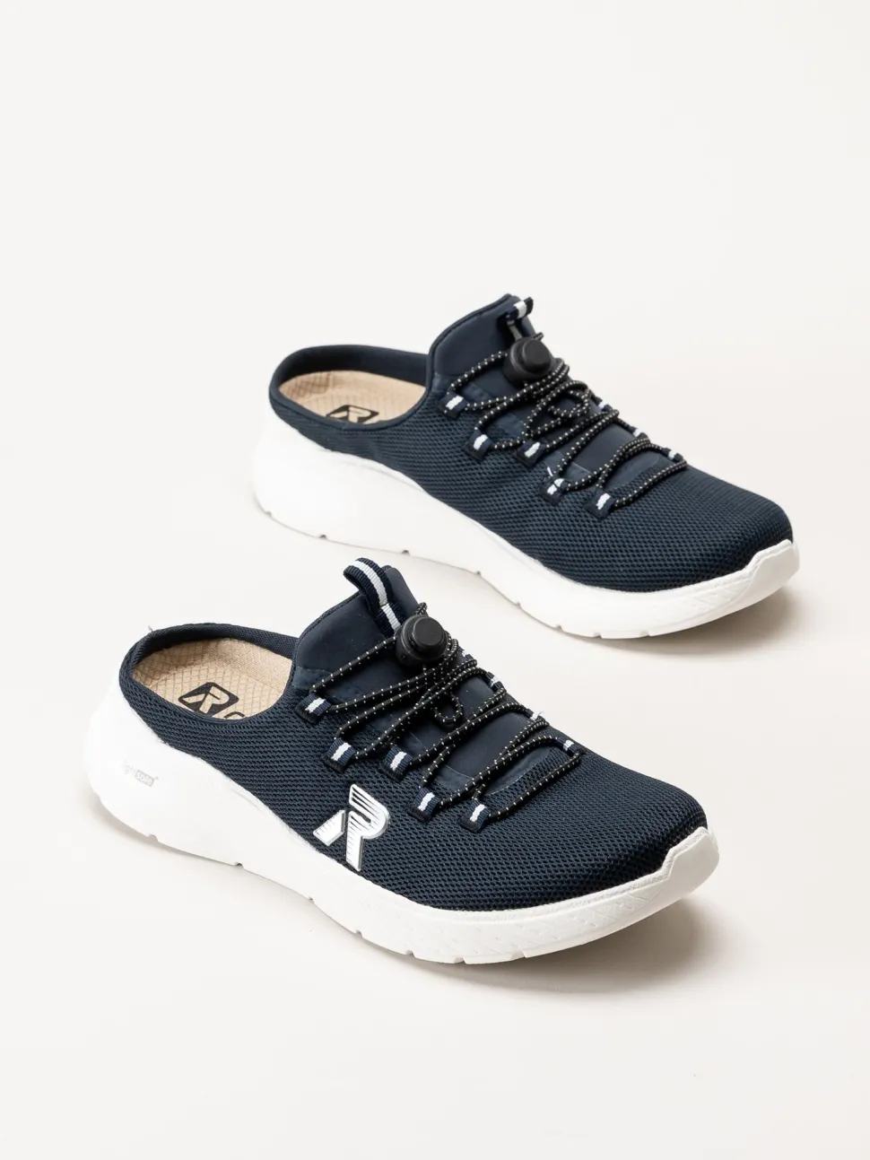 Rieker - Marinblå slip in sneakers