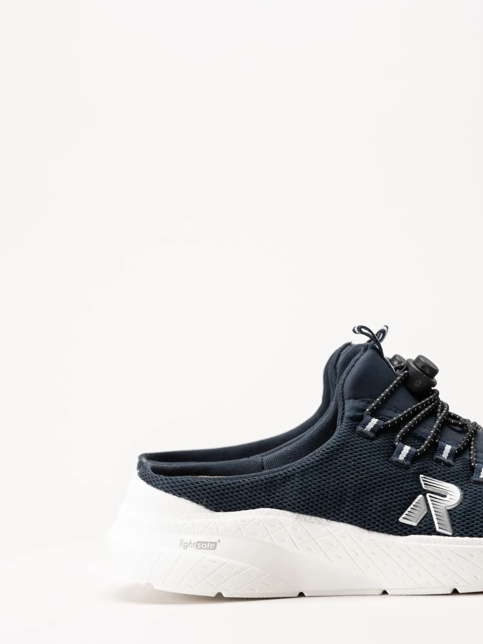 Rieker - Marinblå slip in sneakers