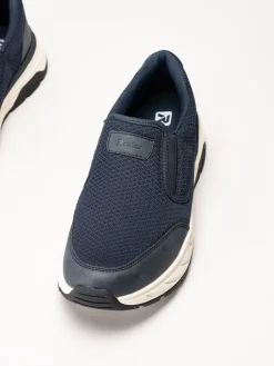 Rieker - Marinblå slip on sneakers