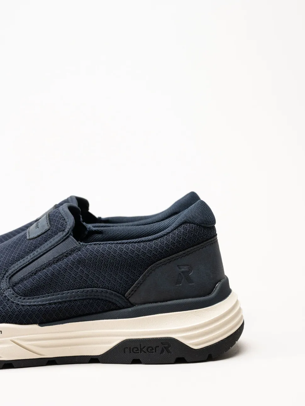 Rieker - Marinblå slip on sneakers