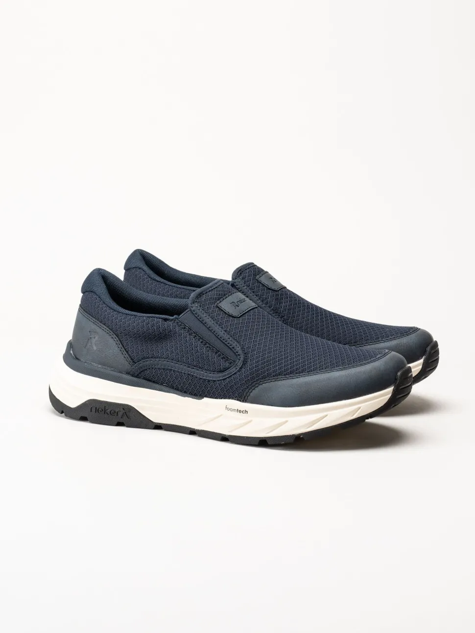 Rieker - Marinblå slip on sneakers