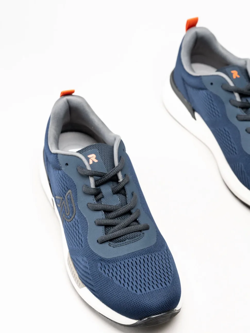 Rieker - Marinblå sneakers i mesh