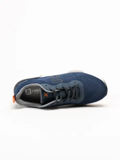 Rieker - Marinblå sneakers i mesh