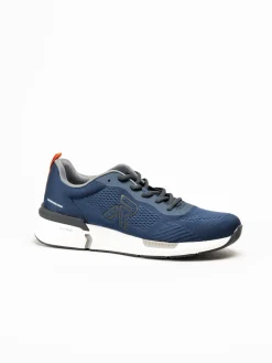 Rieker - Marinblå sneakers i mesh