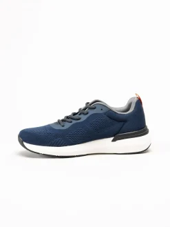 Rieker - Marinblå sneakers i mesh