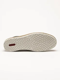 Rieker - Mörkblå slip on skor i nubuck
