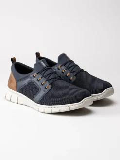 Rieker - Mörkblå slip on sneakers