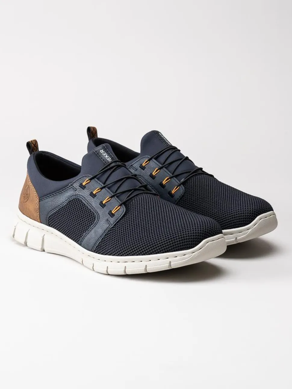 Rieker - Mörkblå slip on sneakers
