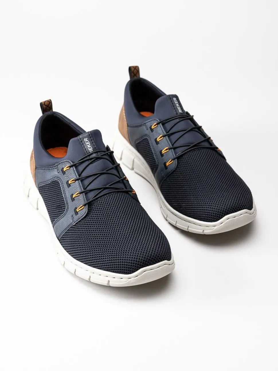 Rieker - Mörkblå slip on sneakers