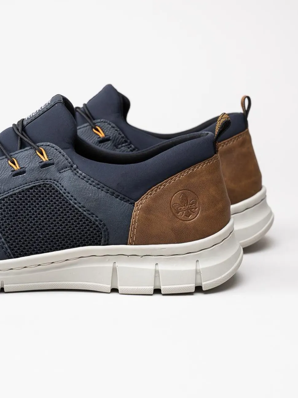 Rieker - Mörkblå slip on sneakers