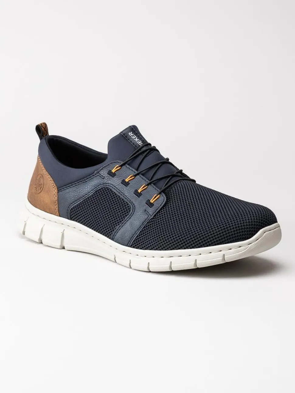 Rieker - Mörkblå slip on sneakers