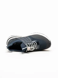 Rieker - Mörkblå slip on sneakers