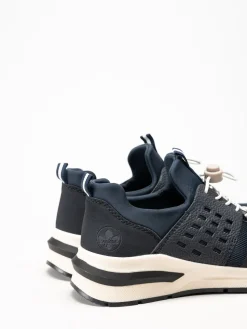 Rieker - Mörkblå slip on sneakers