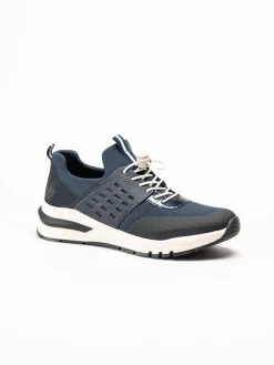 Rieker - Mörkblå slip on sneakers