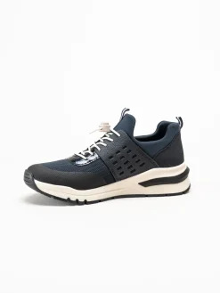 Rieker - Mörkblå slip on sneakers