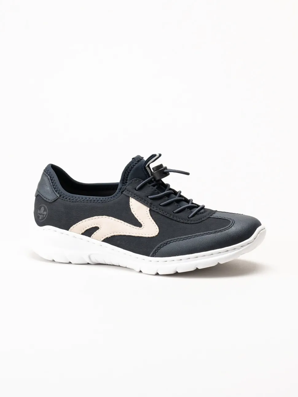 Rieker - Mörkblå slip on sneakers