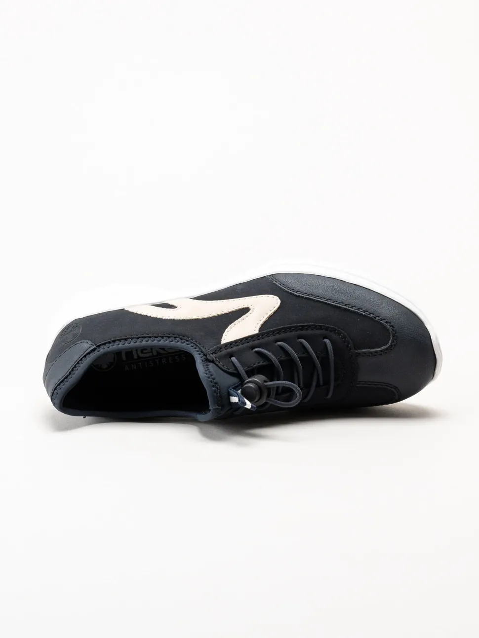Rieker - Mörkblå slip on sneakers
