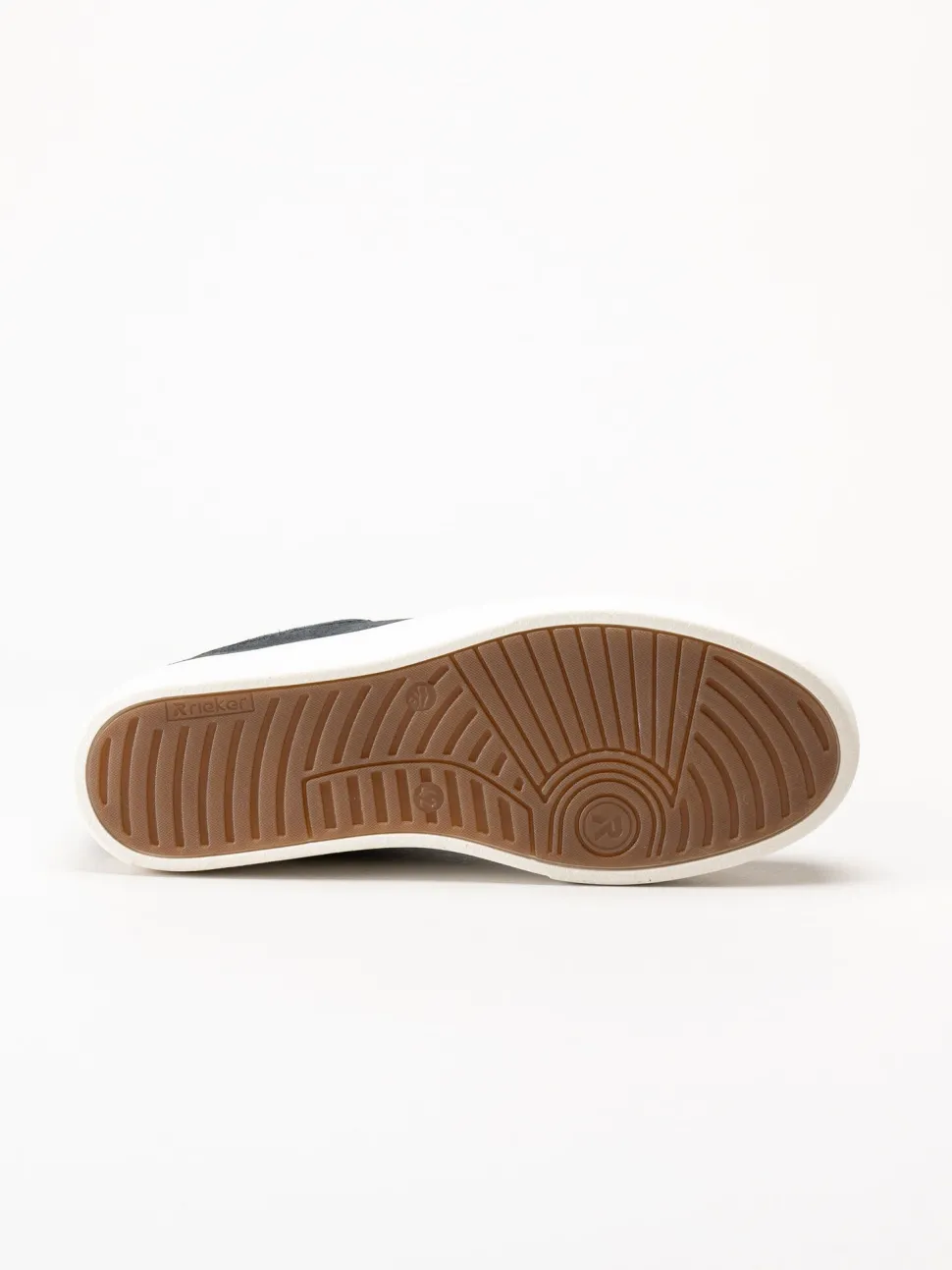 Rieker - Mörkblå sneakers i mocka