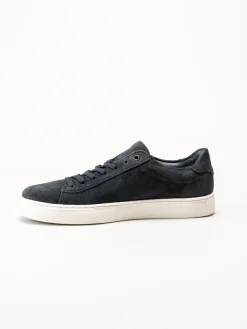 Rieker - Mörkblå sneakers i mocka