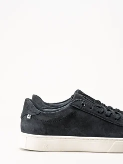 Rieker - Mörkblå sneakers i mocka