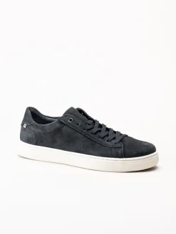Rieker - Mörkblå sneakers i mocka