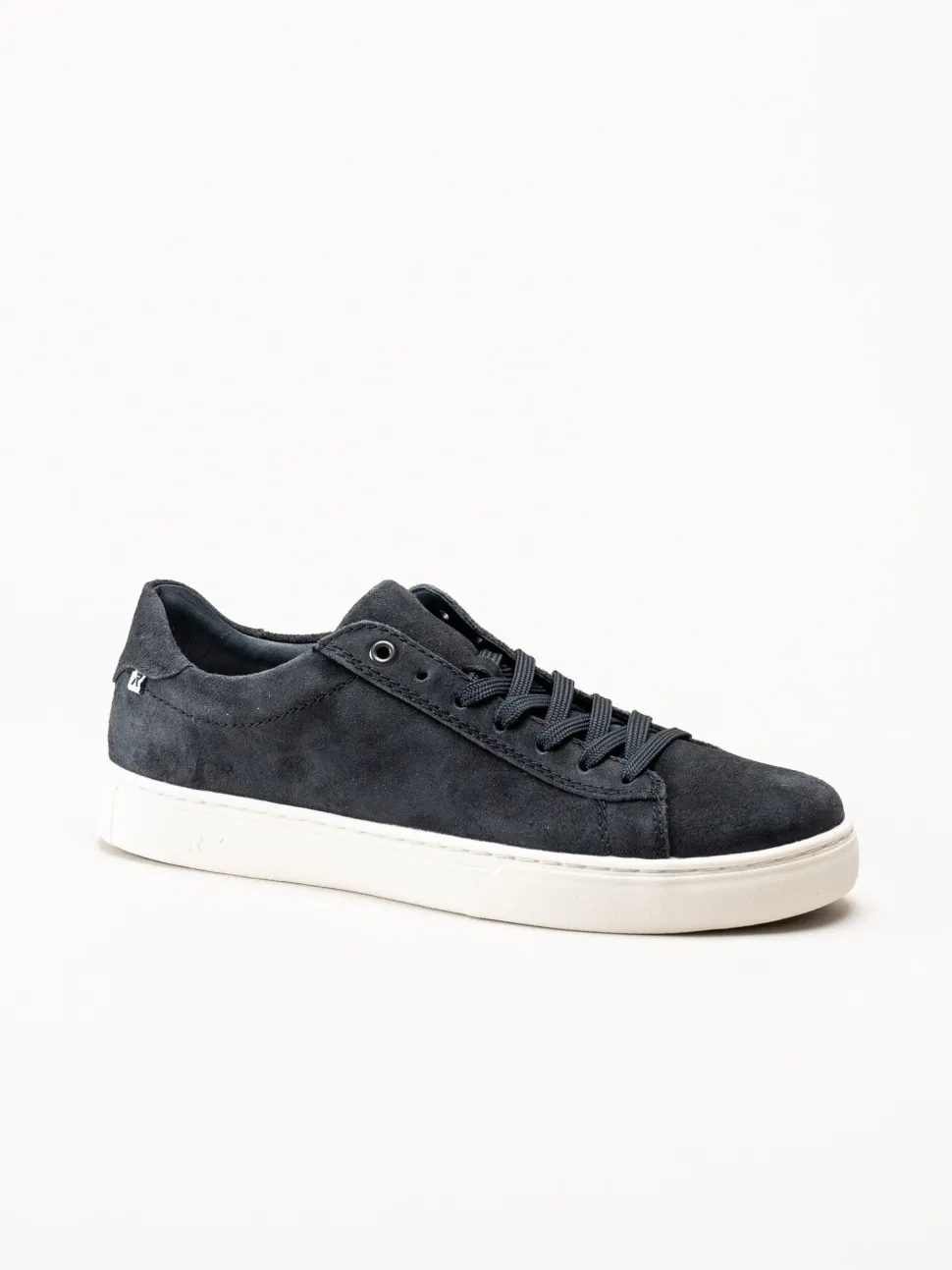 Rieker - Mörkblå sneakers i mocka