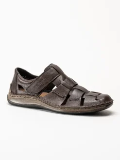 Rieker - Mörkbruna sandaler