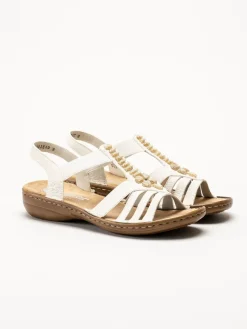 Rieker - Offwhite sandaler