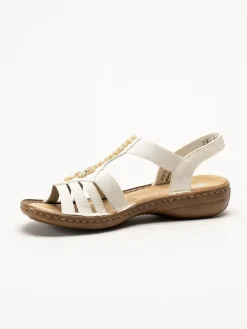 Rieker - Offwhite sandaler