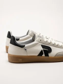 Rieker - Off white sneakers i skinn