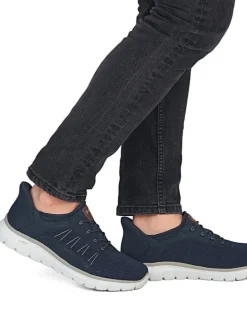 Rieker - Ready 2Go - Blå slip on skor i mesh