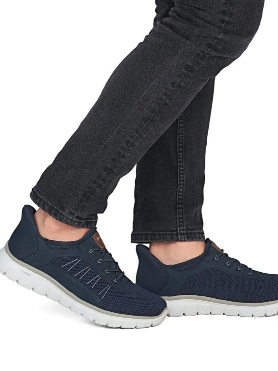 Rieker - Ready 2Go - Blå slip on skor i mesh