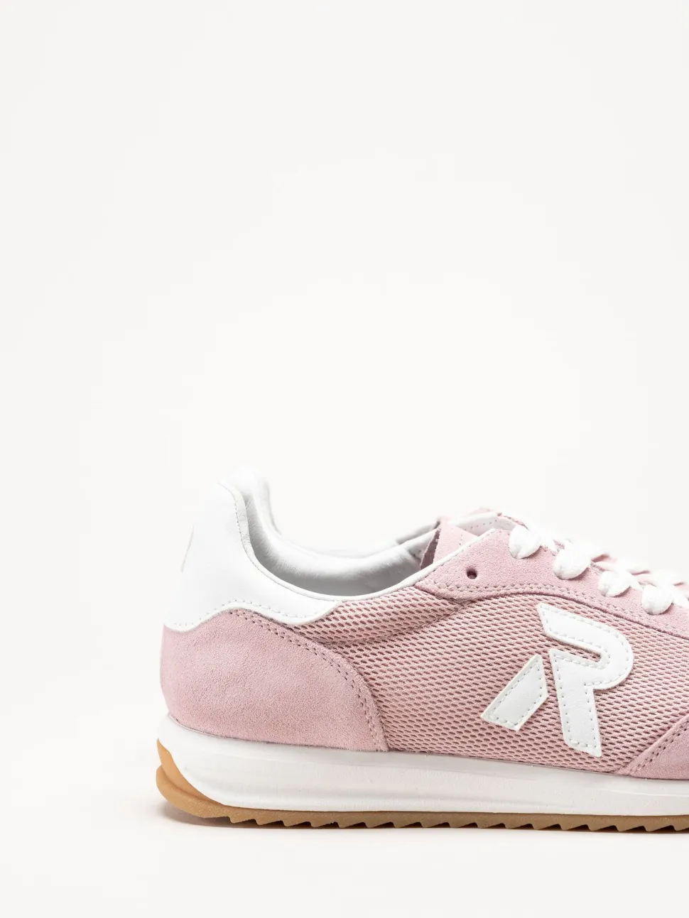 Rieker - Rosa sneakers i mocka
