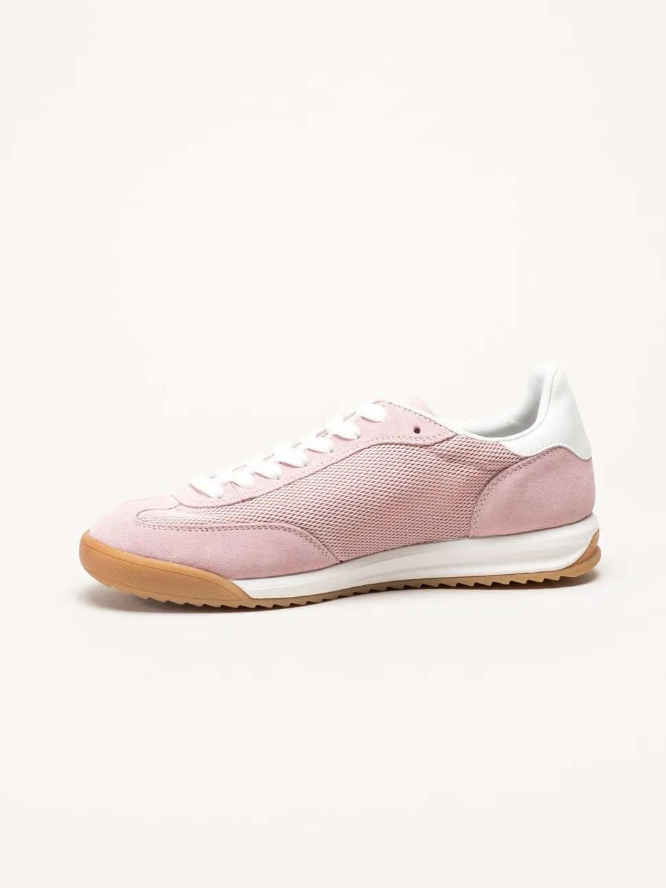 Rieker - Rosa sneakers i mocka
