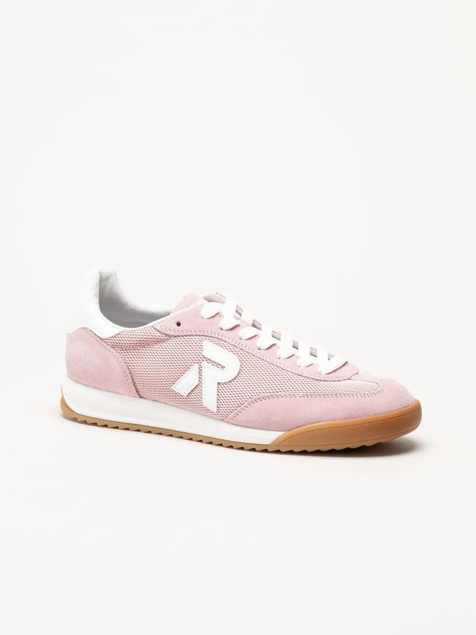Rieker - Rosa sneakers i mocka