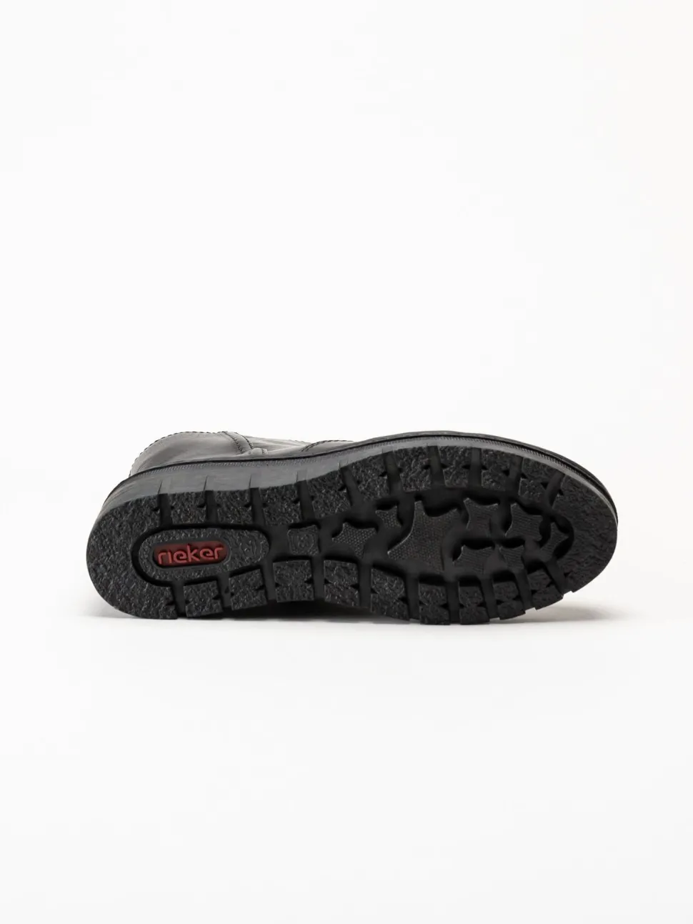 Rieker - Svarta fodrade kilklackade boots