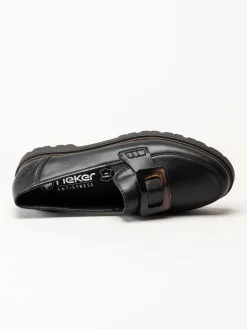 Rieker - Svarta loafers