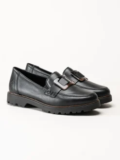Rieker - Svarta loafers